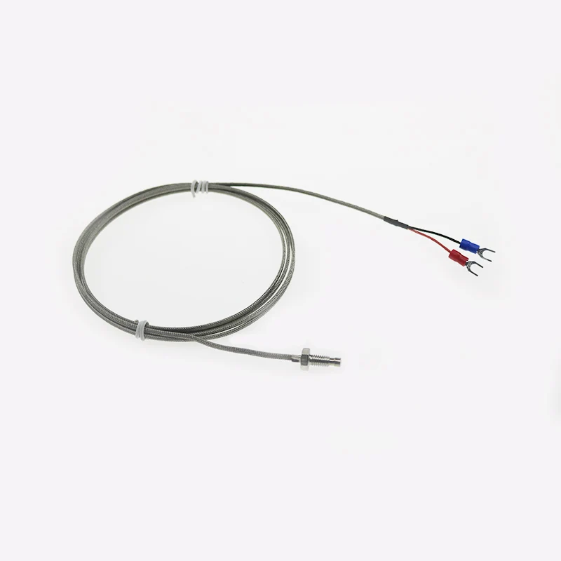 M6 thermocouple K type screw type E M8 thermistor temperature sensor temperature sensitive line temperature control line probe