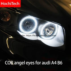 For audi A4 B6 2000 - 2006 COB Led day Light White  Cob Led Angel Eyes Ring Error Free Ultra bright