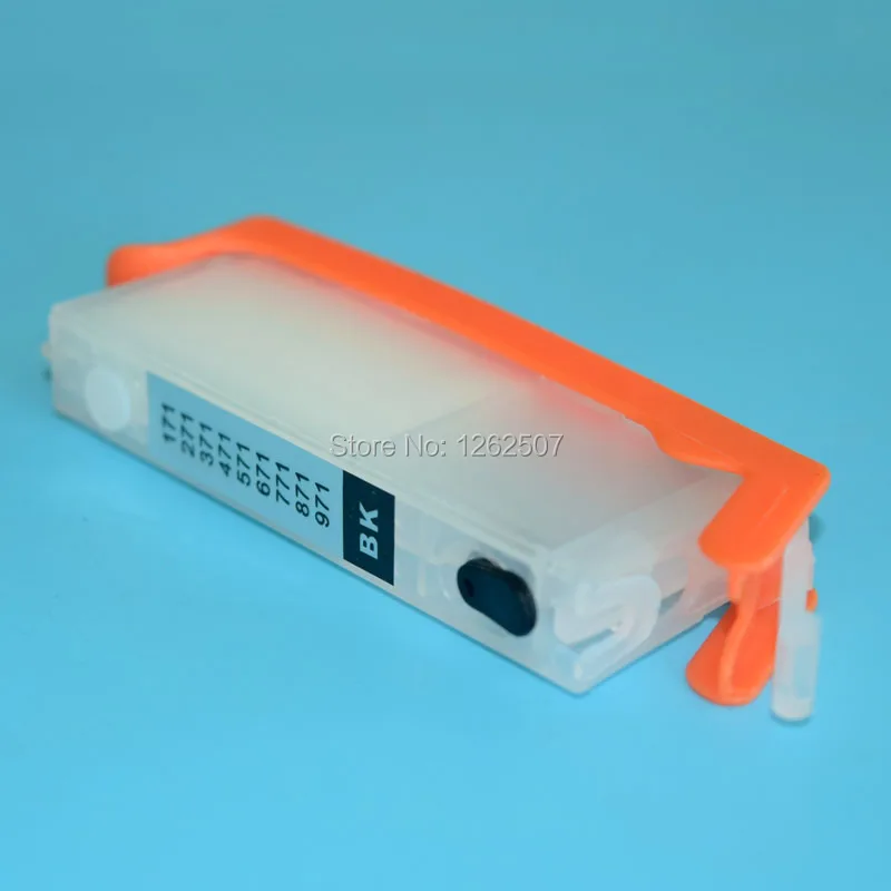 Japan 6Colors Empty Refillable Ink Cartridge With ARC Chip For Canon PIXUS MG7730 MG6930 TS8030 TS9030 Printers view 5