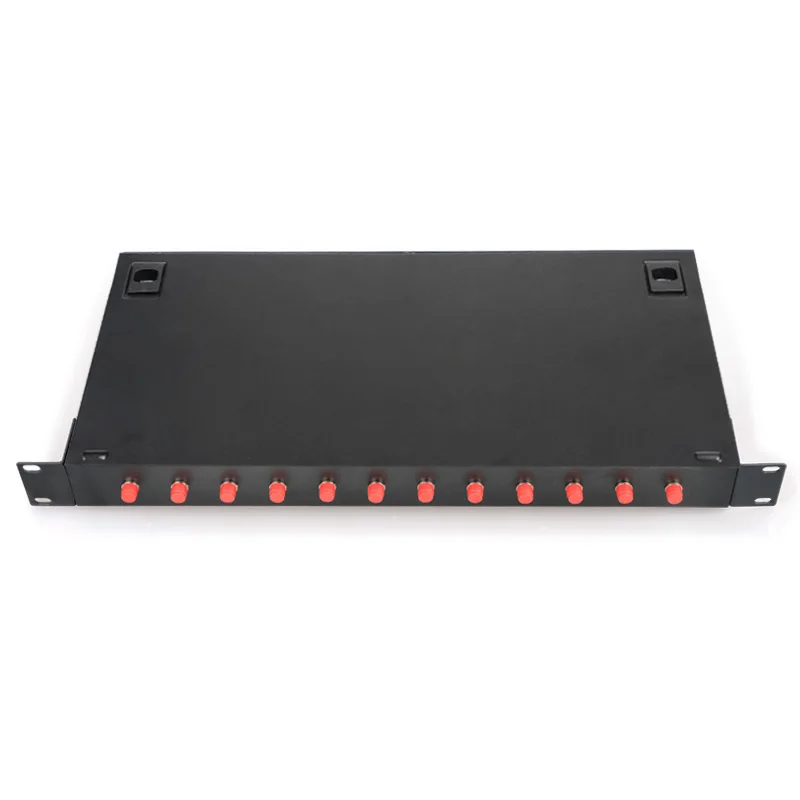 Fiber optic terminal box 12 core Desktop FC with adapter pigtail 12 Ports Fiber optical Patch Panel OEM distribution frame