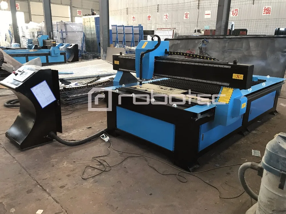 Máquina de corte cnc por plasma, 1300x2500mm, arco automático, 220v /380v, cortador de Metal, controlador de altura de antorcha
