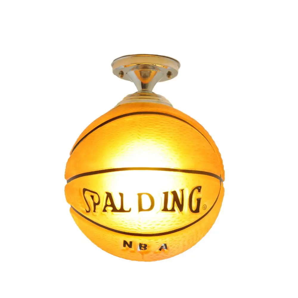 

Basketball Ceiling Lamp Lifelike Boys Room Chandelier Bedroom Suspension Fixtures