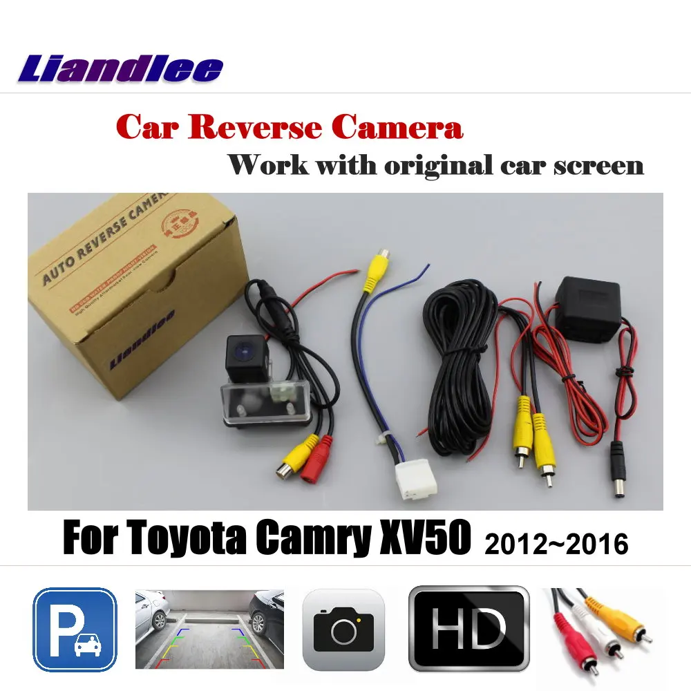 

For Toyota Camry XV50 2012-2016 Car Rear View Back Camera Rearview Reverse AUTO HD CCD SONY OEM CAM With Adapter