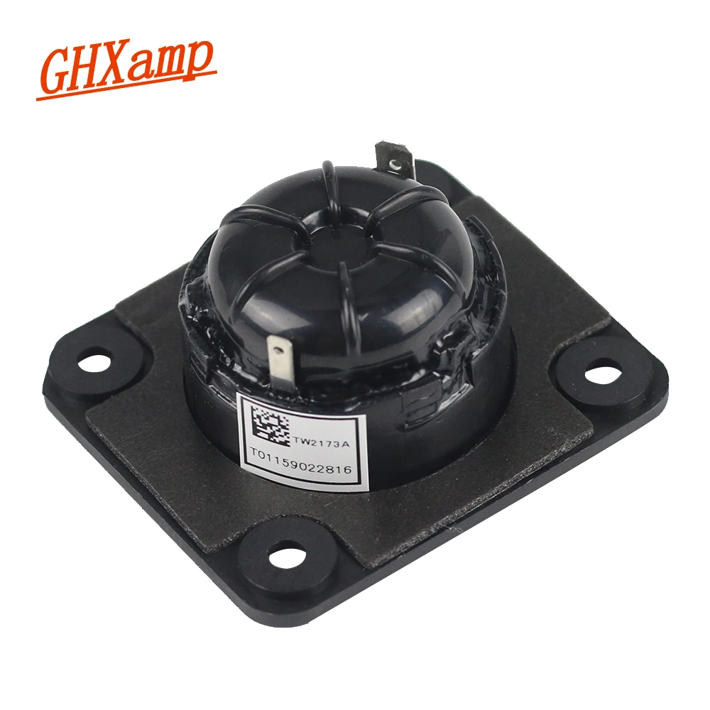 GHXAMP 1 inch Car Tweeter Speaker Unit Neodymium 4ohm 25W Silk Membrane Treble High End 91dB For Peerless Speaker DIY 1Pairs