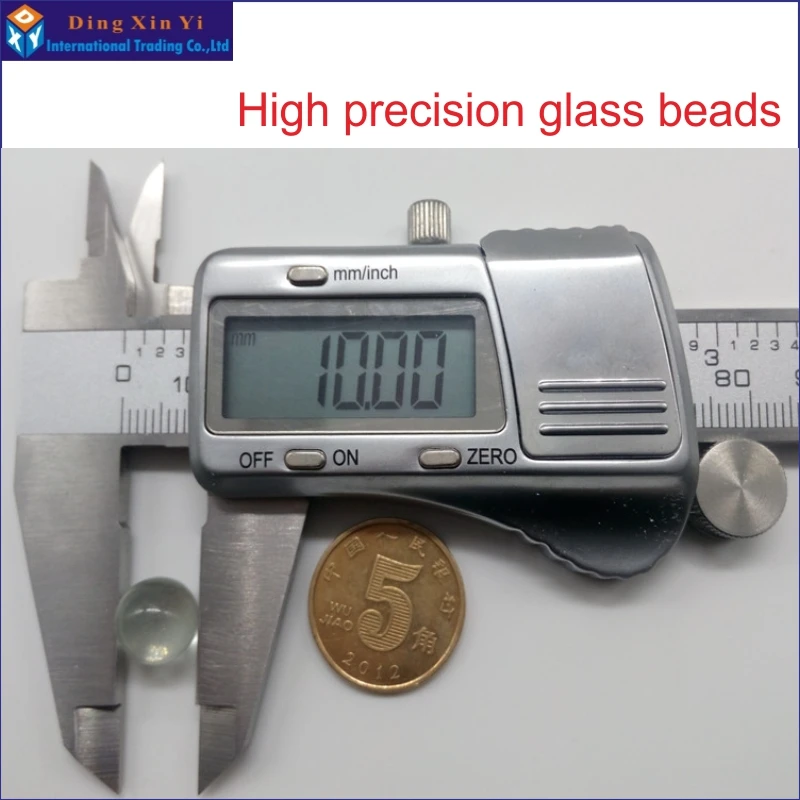 

500pcs/lot High precision 10mm glass bead Laboratory with glass beads