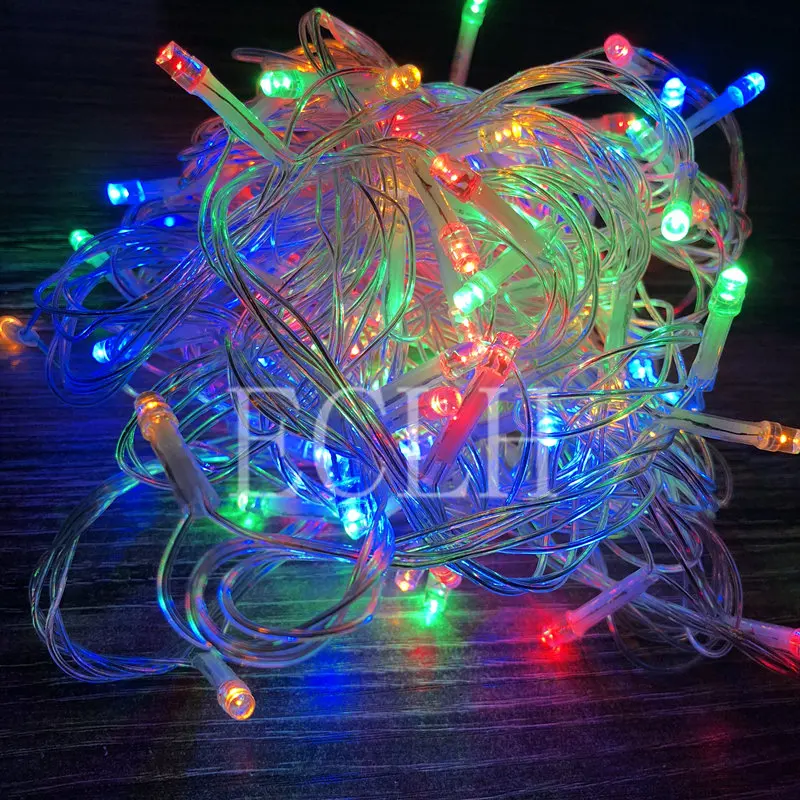 220V Led String Christmas Lights 10M/100Leds Met 8 Modi Kerst Decoraties Voor Huis/Vakantie/Party/Bruiloft/Xmas