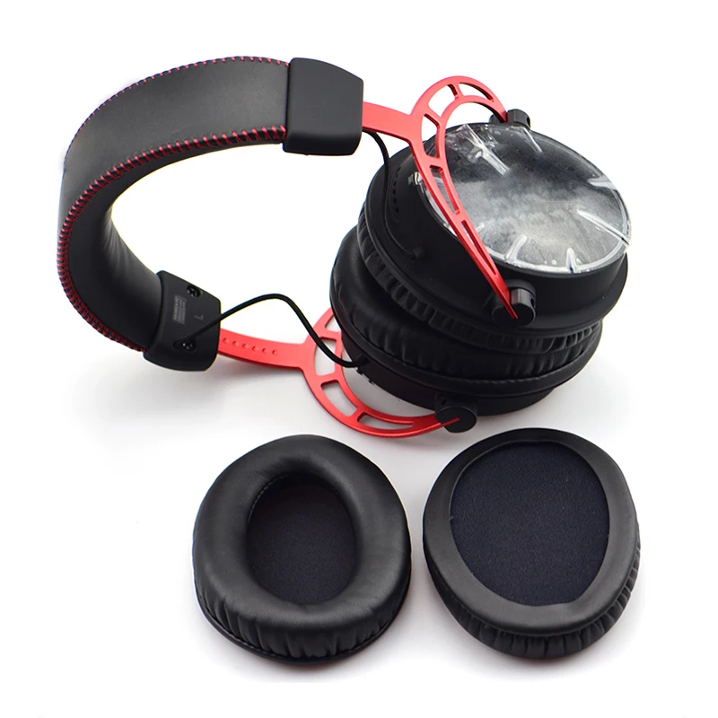 Replacement Earpads Ear foam Pad Cushion for Kingston HyperX Cloud II Alpha KHX-HSCP-GM Headphones Headset Sponge