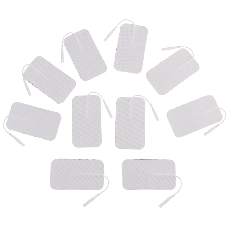 8pcs/10pcs Electrode Pads Tens Electrodes Digital Therapy Machine Body Massager Replacement Pads For Tens With 2mm Plug