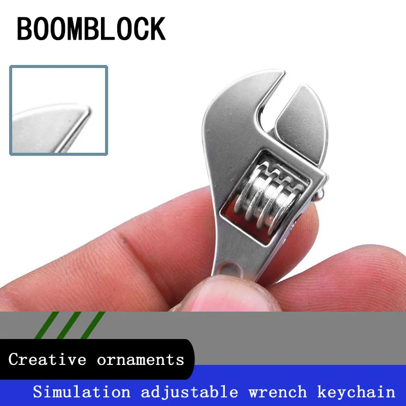 Car-Styling Stainless Steel Spanner Key chain Auto Accessories For Hyundai I30 IX35 Nissan Juke Subaru Suzuki Vitara Swift Opel