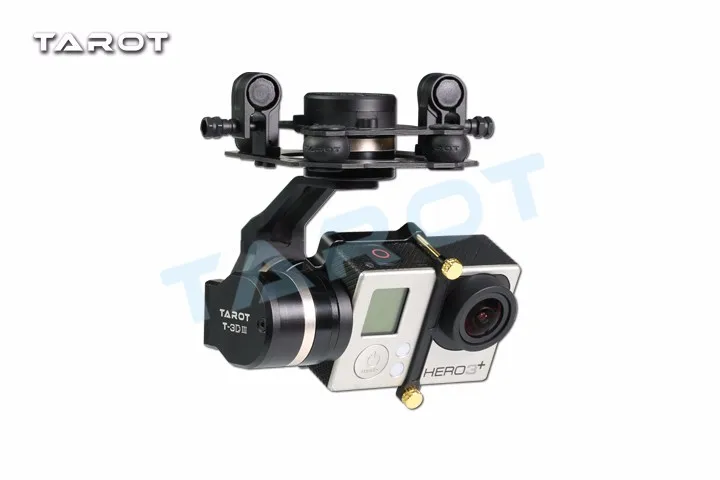 Tarot TL3T01 Update FPV T4-3D 3D Metal CNC 3-axis Brushless Gimbal for GOPRO GOPRO4/GOpro3+/Gopro3 FPV Photography