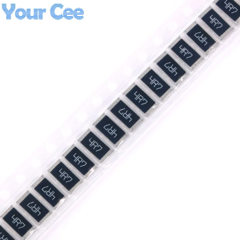 100pcs/10pcs 2512 4.7ohm SMD Resistor 4.7 ohm 4.7R 4R7 Chip Resistance 1W 5% DIY Electronic Kit