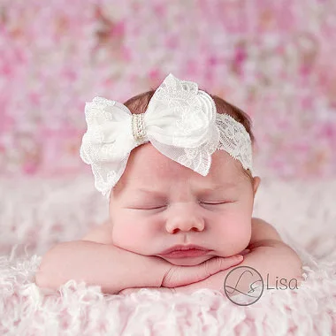 Cute Dear Supreme Baby Girl Cute Headband Children Kids Girls Lace Pretty Headbands Flower Casual Headwear Photography Props