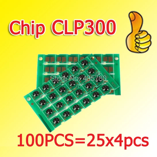 Wholesale 100pcs CLP300 chip compatible for CLP-300/2160/3160FN/3160N  +