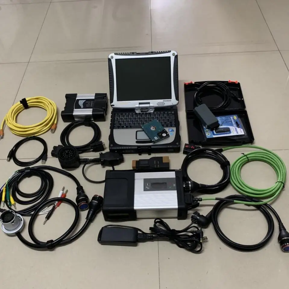 

New 3in1 Diagnostic Tool for BM.W ICOM NEXT Sd Connect Mb Star c5 V 5054a with CF19 Laptop I5 8g with 2TB Hdd READY TO USE