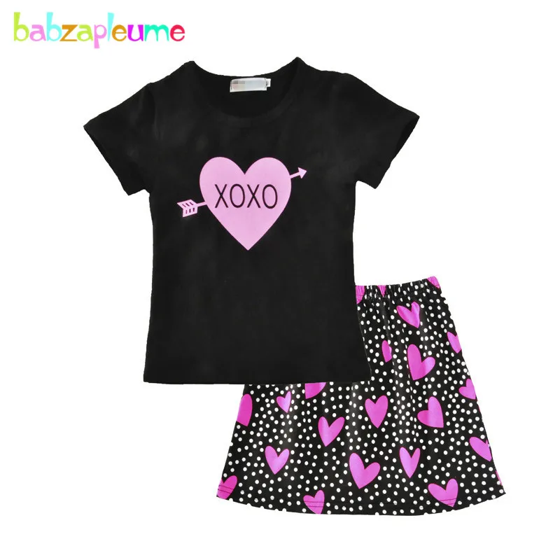 

Baby Girls Clothes Summer Skirts T-shirt Girl set Kids Girls Clothes Toddler Tracksuit Children Sports suit High Quality A207