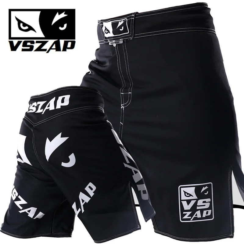 VSZAP-MMA Short Boxeo Shorts, Sports Training and Competition, Tiger Muay Thai Kick Boxing Shorts