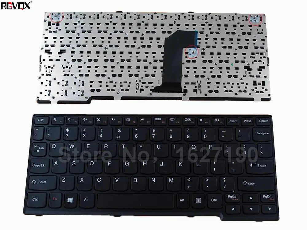 New US Laptop Keyboard For LENOVO YOGA 11 BLACK FRAME BLACK Without foil,For Win8 Repair Notebook Replacement keyboards