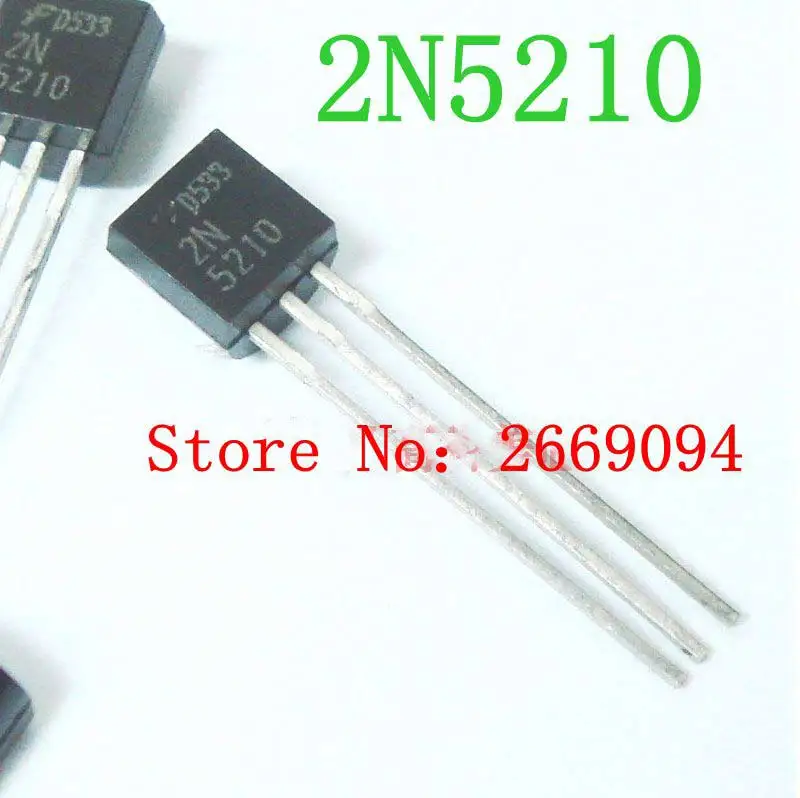 10 قطعة/20 قطعة/50 قطعة جديد الأصلي حقيقية 2N5210 5210 الترانزستور TO92