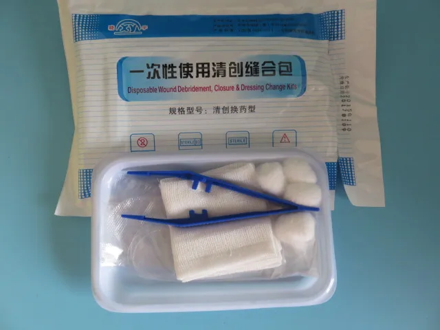 

2pcs Debridement for charge bag Disposable medpac wound care package health healthcare hospital pharmacy Supplies wholesale