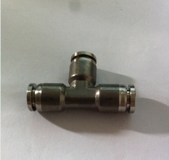 tube size 4mm stainless steel socket weld union tee fitting pneumatic fitting