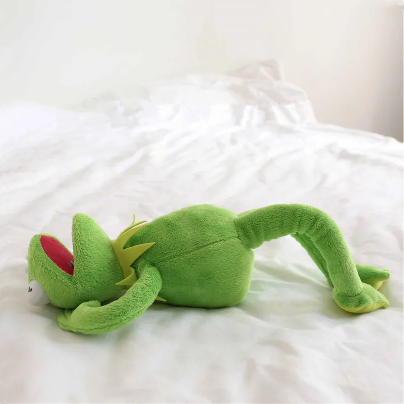 40cm Plüsch Kermit Frosch Frösche Puppe die Muppet Show Plüschtiere Geburtstag Weihnachten Plüsch ausgestopfte Puppe für Kinder