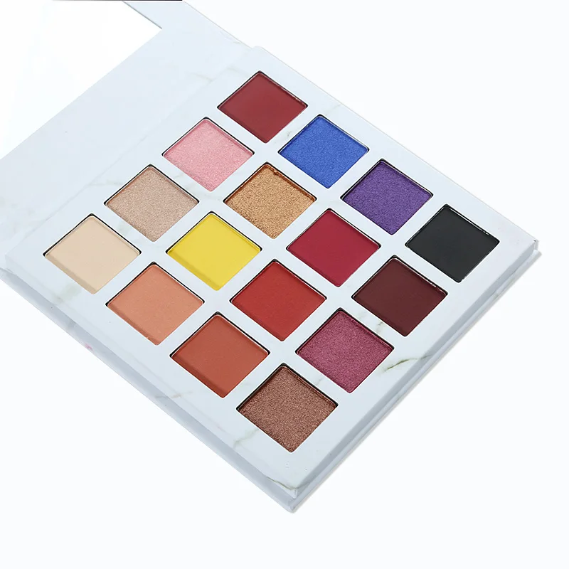 DE'LANCI – Palette de fards à paupières, produit cosmétique professionnel, mat, scintillant, 16 couleurs, ombre à paupières naturelle, étanche, tenue pressée