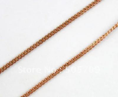 20 Meters Small link Curb Copper Chain 1.5mm #20577