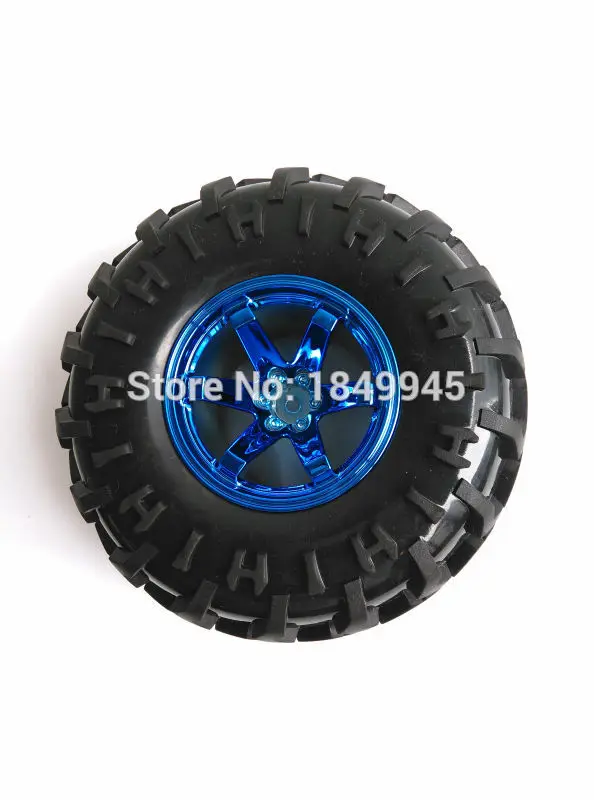 130mm Diameter Supper Big Robot Car Wheel Diameter:130 mm Thickness:60mm Weight:157g for DIY Smart Car,Robot Vehicles