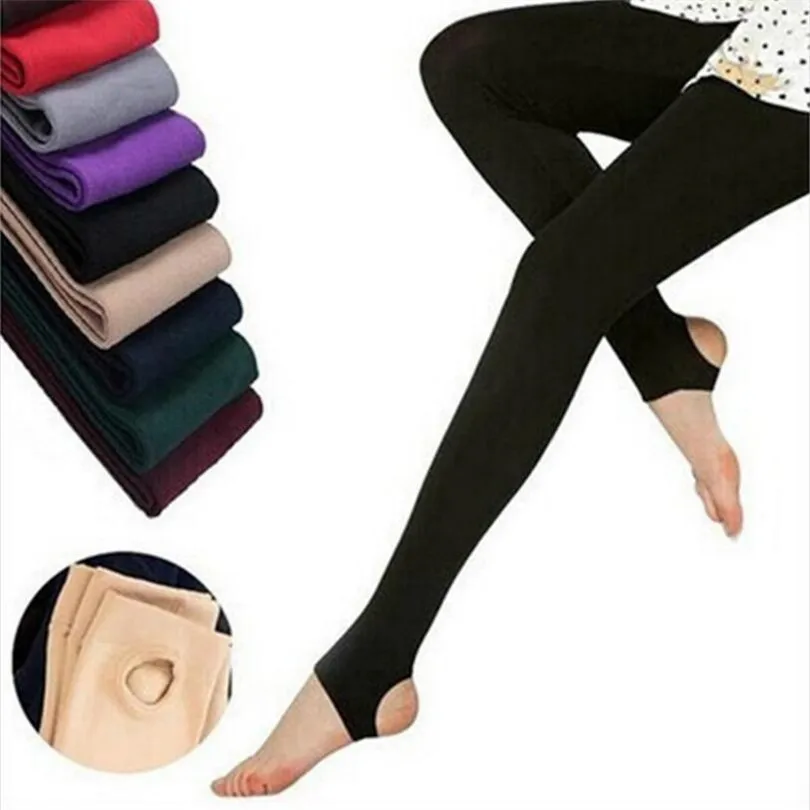 NDUCJSI 2022 New Hot Sale Sexy Leggings Thin Velvet Casual Autumn Spring Warm Slim Women Knitted New Skin Black Leggins