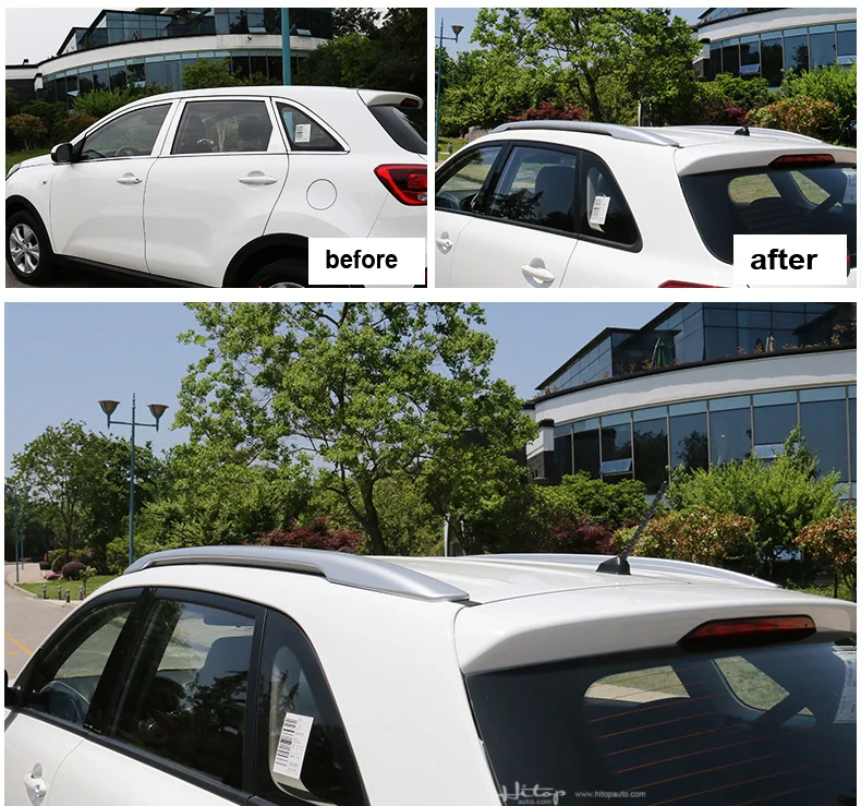 OE roof rail luggage rack roof rack for KIA KX3 2016-2020,original style, good engineering-plastics.ISO9001 quality