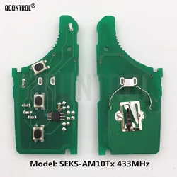 QCONTROL Car Remote Key Electronic Circuit Board for HYUNDAI SEKS-AM10Tx CE0678 433-EU-TP SCK Vehicle Control Alarm