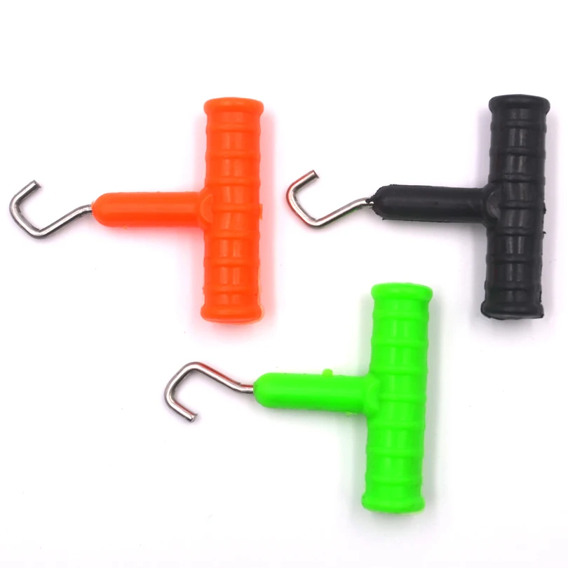 MNFT 8Pcs/lot Knot Pulla Tool Knot Hook Puller for Carp Fishing Sea Fishing Hair Rig Tool Accessories Carp Fishing Tackles