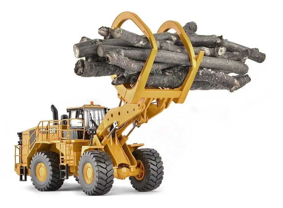 

Tonkin 1:50 Caterpillar CAT 988K Wheel Loader Vehicles With Log Grapple TR10011 Diecast Toy Model Collection,Decoration