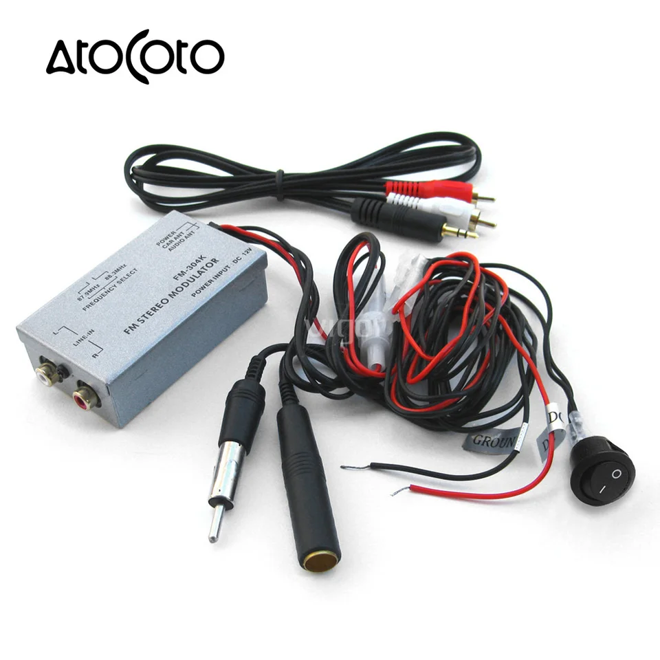 Car Factory Radio Stereo Auxillary AUX RCA Audio Input Adapter