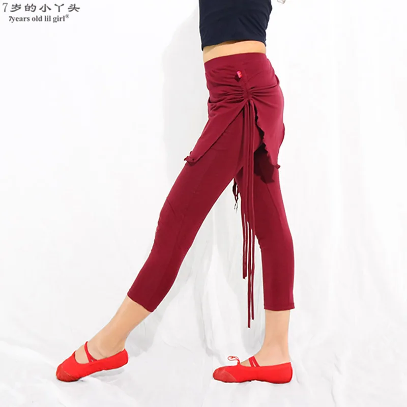 Lycra Cotton Tight Pants With Flounced Gothic Tribal Belly Dance Hoop  Steampunk Skirt Yoga CCA01