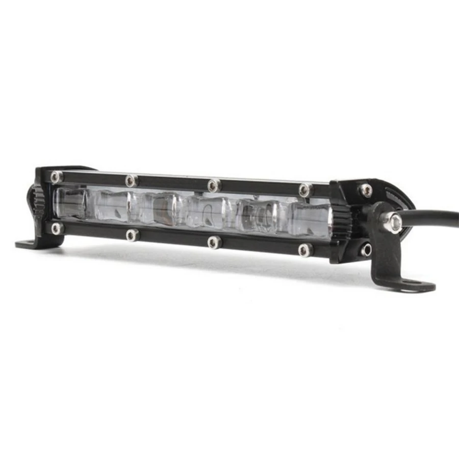 

Single Row 7'' Flood Beam Slim LED Work Light Bar Car SUV Off Road Lamps