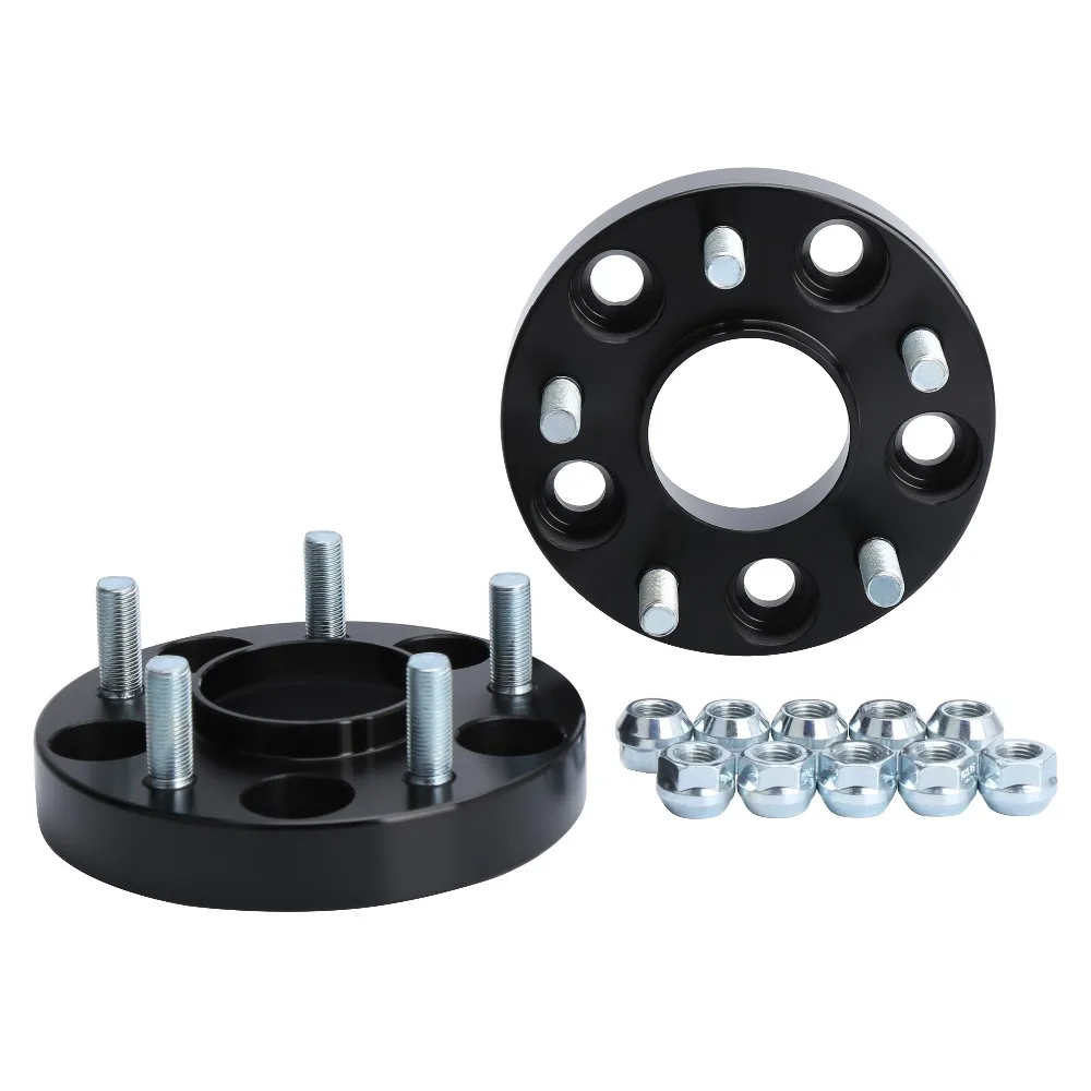 KSP 5x4.5 Wheel Spacers for 300ZX 350Z 370Z Altima Leopard G35 G37 FX35 S14, 4Pcs 25mm 5x114.3 Hubcentric M12x1.25