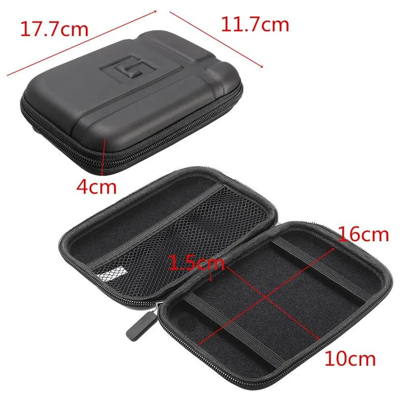 Borsa Rigida Da 7 Pollici Con Cerniera Per Custodia Per Garmin Nuvi Tomtom Sat M~p142832460 - Foto 5