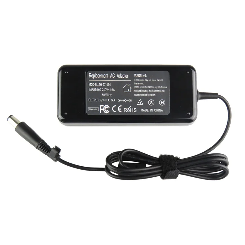 19V 4.74A 90W AC Adapter/Power Supply&Cord For HP Pavilion DV4 DV6,C-ompaq Presario Cq40 Cq62, C-ompaq 2210b 2510p 4510s 4720s