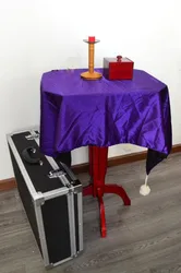 Super Deluxe Floating Table (Anti Gravity Box + Candlestick)Magic Tricks Magicians Stage Accessories Gimmick Levitation Magie