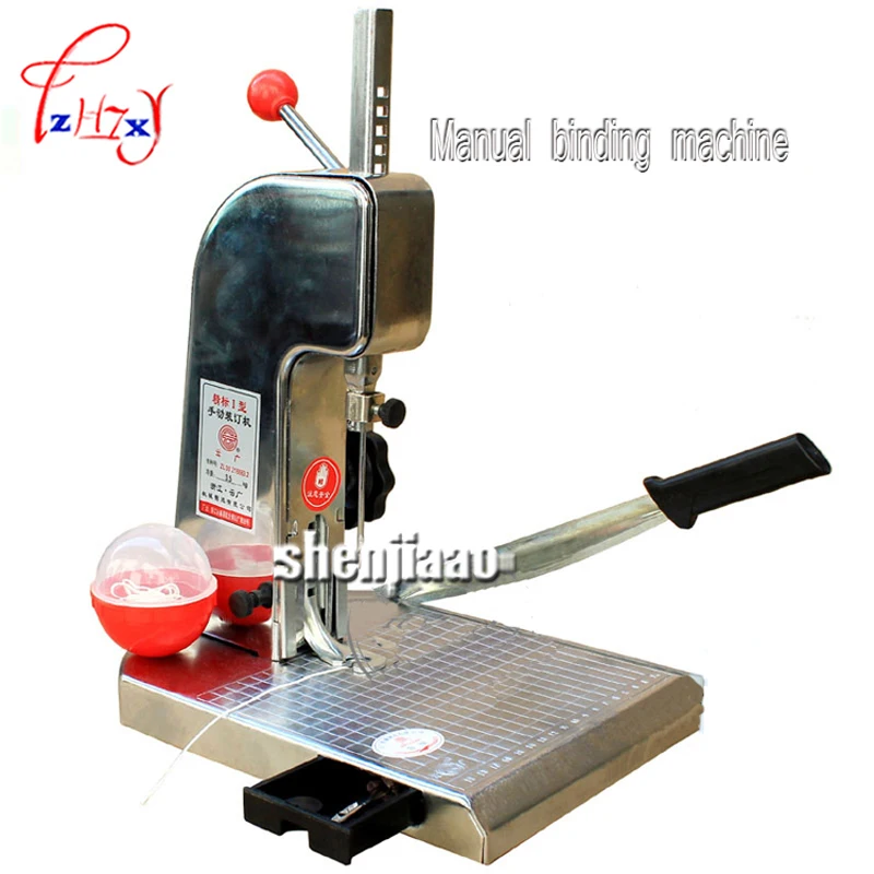 Desktop Manual Binding Machine With Knife Financial Credentials Document File Binding Machine Manual Drilling Machine 1PC