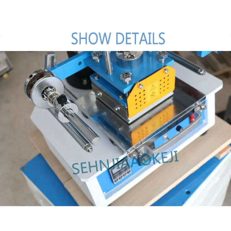 220V/110V Pneumatic hot bronzing machine ZY-819H engrave machine Plastic cosmetics hot stamping Height adjustable