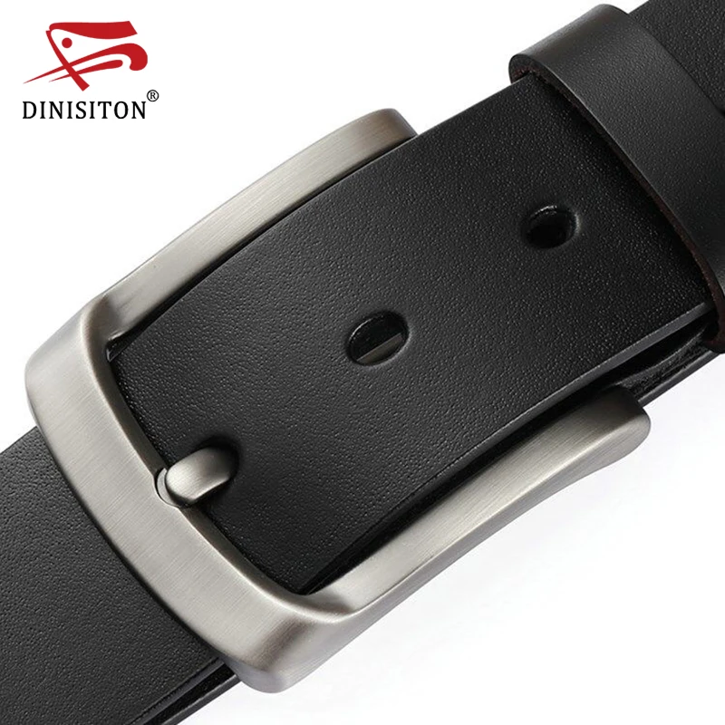 DINISIBOU- Ceinture en cuir véritable pour homme, accessoire de marque de luxe, de haute qualité, en peau de vache