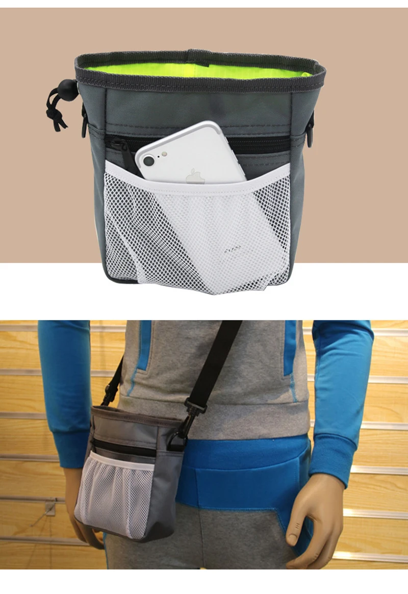 Hundetasche für Leckerlis, Hundetraining, tragbare, abnehmbare Hundetasche, Futtertasche für Welpen, Snack- und Belohnungstasche, interaktive Hüfttasche – Detail 4