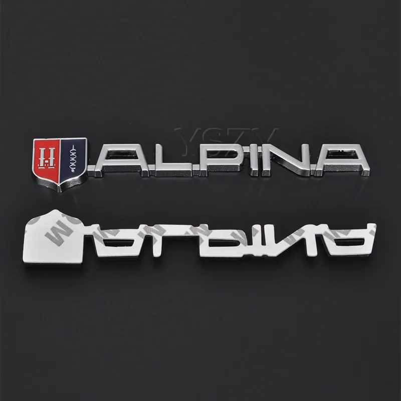 Fashion Car Stickers Emblem Refit Badge Metal Decal For BMW Alpina M M3 M5 M6 X1 X3 X5 X6 E46 E39 E60 E90 E36 Auto Styling
