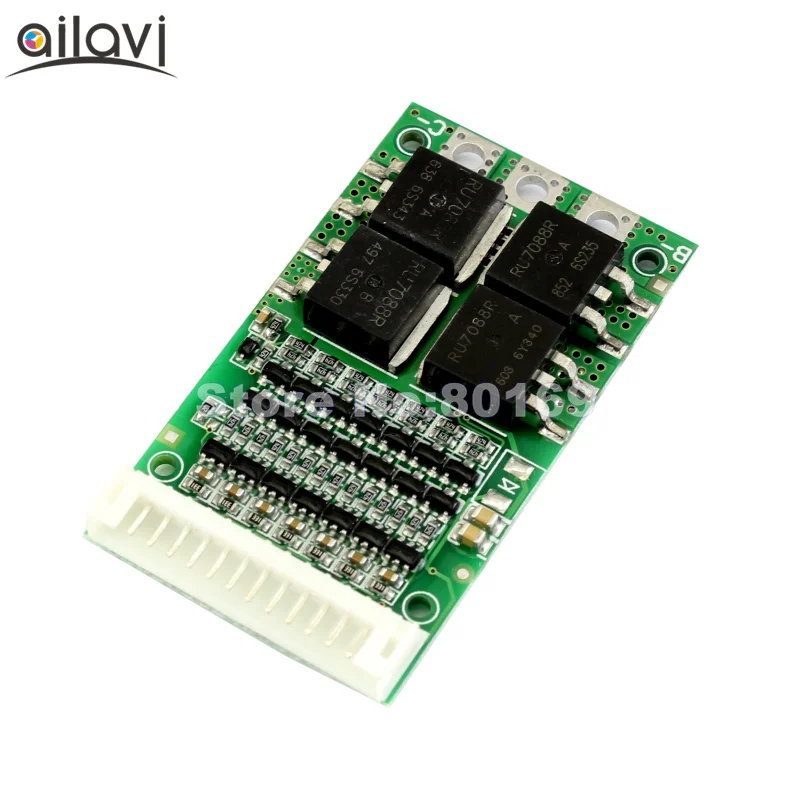 6S-13S 25A 24V36V48V Polymer Lithium Iron Phosphate Universal Battery Protection Board With Charging and Discharging Protecting