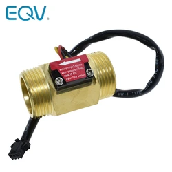 Water Flow sensor Hall Sensor Switch Flow Meter DN25 brass water meter Industrial turbine flowmeter 1 Inch water flow sensor