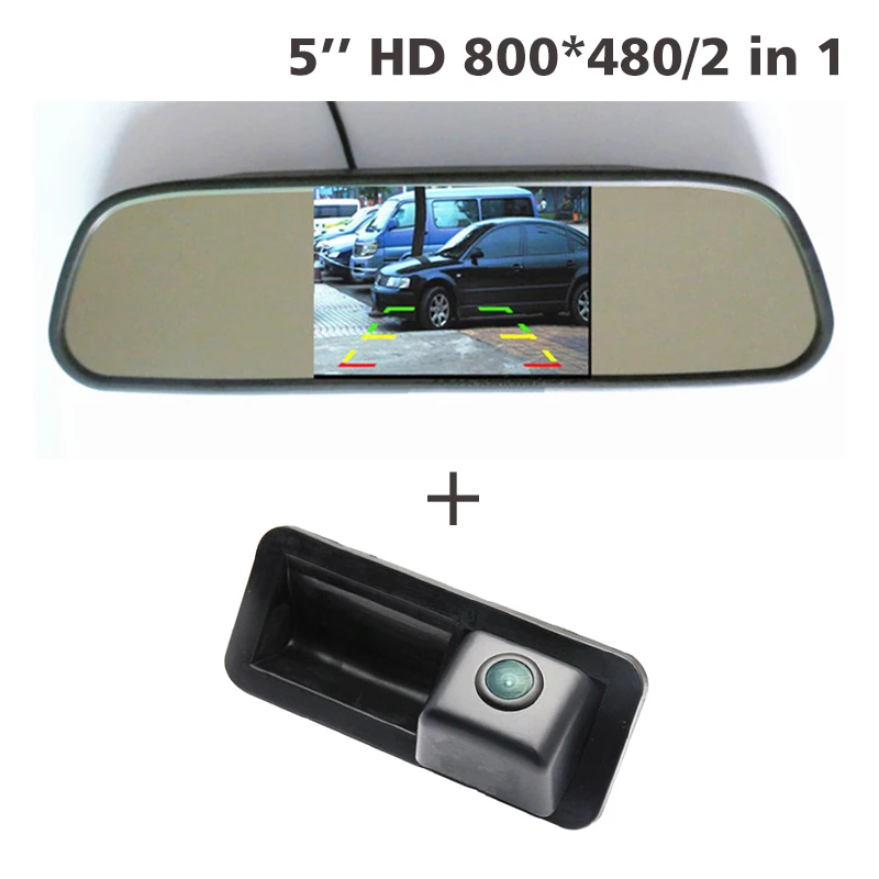 

For Ford Focus Fiesta Hatchback Sedan Mondeo CHIA-X 1090K CCD 1/3'' HD +5 Inch Mirror Monitor TFT LCD 800*480