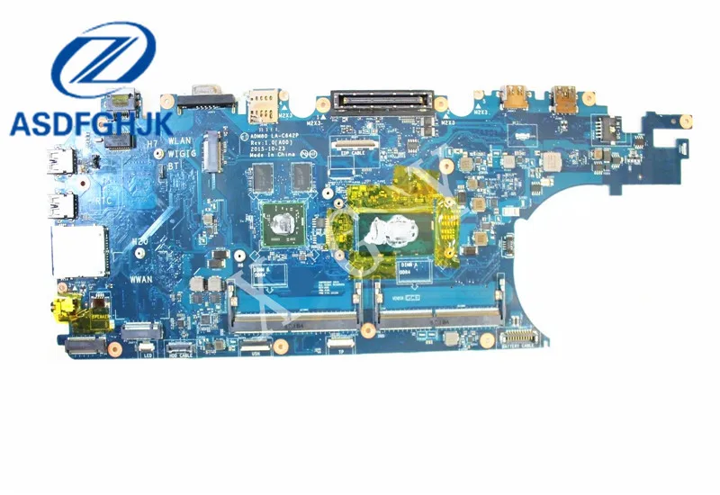 Laptop Motherboard GVKV9 0GVKV9 CN-0GVKV9 for Dell for Latitude E5470 Motherboard LA-C632P i5-6300U DDR4 100% Test OK