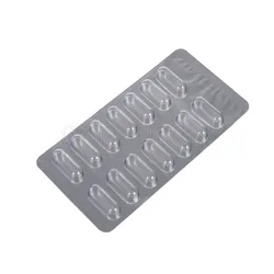 14 holes Capsules Blister Packaging Sheet Size 2 capsules 3000pcs Capsule Blister Packing Sheet